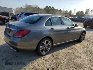 2021 Mercedes-Benz C 300 with VIN W1KWF8EB1MR620719, listed as a Copart auction lot 50681685 with 24,906 mi miles and Salvage Title. Bid and sale history available at carsss.com. Image 3.