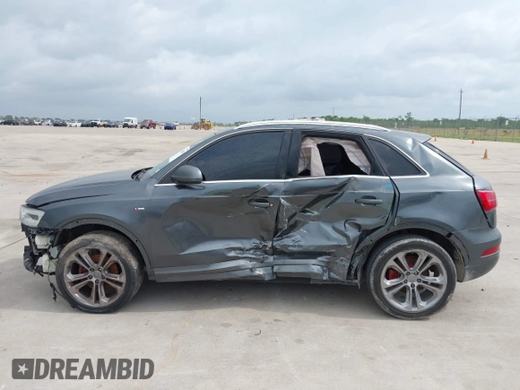 2018 Audi Q3 Premium Plus with VIN WA1HCCFS3JR002403, listed as a IAAI auction lot 42162008 with 94,175 mi miles. Bid and sale history available at carsss.com. Image 14.