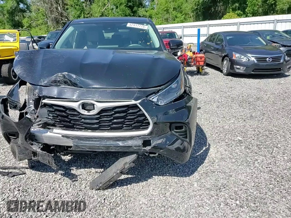 2021 Toyota Highlander L with VIN 5TDZZRAH8MS515126, listed as a Copart auction lot 52417775 with 37,945 mi miles and Salvage title. Bid and sale history available at DreamBid. Image 12.