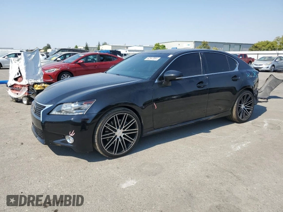 2015 Lexus GS 350 with VIN JTHBE1BL3FA000163, listed as a Copart auction lot 62547684 with 118,985 mi miles and Salvage Title. Bid and sale history available at carsss.com. Image 1.