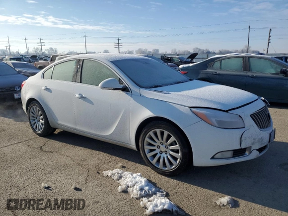 2012 Buick Regal Premium 1 with VIN 2G4GS5EK4C9208145, listed as a Copart auction lot 44690085 with 150,401 mi miles and Salvage Title. Bid and sale history available at DreamBid. Image 4.