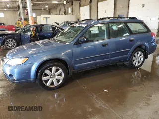 2008 Subaru Outback i with VIN 4S4BP61C387352665, listed as a Copart auction lot 59043125 with 190,305 mi miles and Salvage title. Bid and sale history available at DreamBid. Image 1.