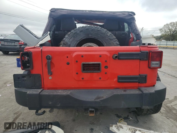 2015 Jeep Wrangler Unlimited Sport with VIN 1C4BJWDG3FL545083, listed as a Copart auction lot 73192874 with Not provided miles and Salvage title. Bid and sale history available at DreamBid. Image 6.