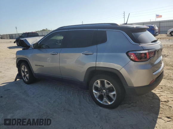 2020 Jeep Compass Limited z VIN 3C4NJCCBXLT211277, wystawiony jako Copart lot #58829525 z przebiegiem 66 223 mil mil oraz Nie do naprawy • Non repairable. Historia ofert i sprzedaży dostępna na DreamBid. Obrazek 2.