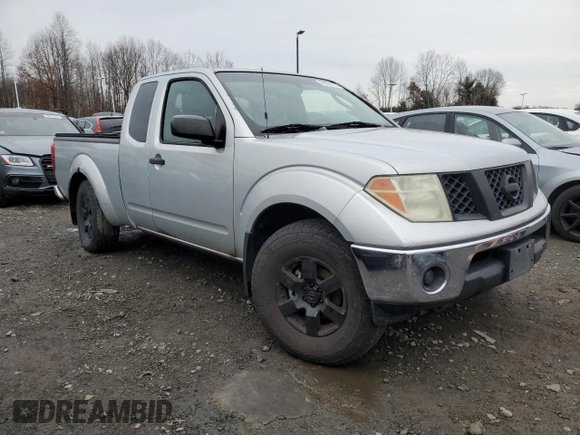2005 Nissan Frontier LE with VIN 1N6AD06W35C434095, listed as a Copart auction lot 82559744 with 136,085 mi miles and Salvage title. Bid and sale history available at DreamBid. Image 4.
