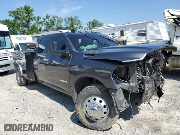 2021 Ram 3500 Big Horn with VIN 3C63RRHL8MG589863, listed as a Copart auction lot 54260473 with 0 mi miles and Salvage Title. Bid and sale history available at carsss.com. Image 4.