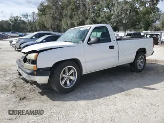 2005 Chevrolet Silverado 1500 Work Truck z VIN 1GCEC14X55Z178290, wystawiony jako Copart lot #45125645 z przebiegiem 145 683 mil mil oraz Szkoda całkowita • Salvage title. Historia ofert i sprzedaży dostępna na DreamBid. Obrazek 1.