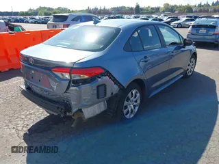 2025 Toyota Corolla LE with VIN 5YFB4MDE7SP244652, listed as a IAAI auction lot 42096510 with 7,803 mi miles. Bid and sale history available at carsss.com. Image 4.