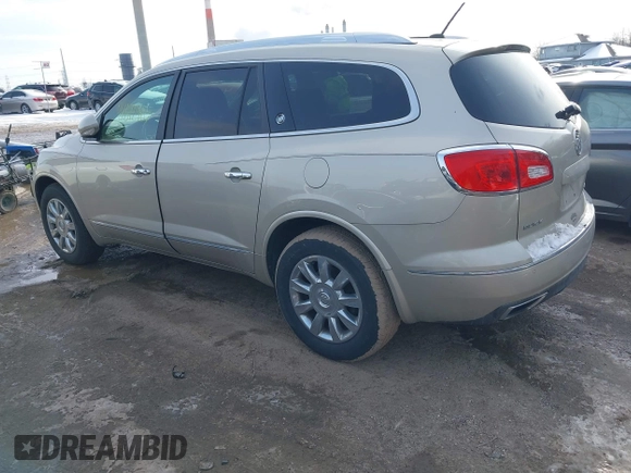2013 Buick Enclave Leather with VIN 5GAKRCKD2DJ160883, listed as a IAAI auction lot 41611467 with 90,681 mi miles. Bid and sale history available at carsss.com. Image 3.