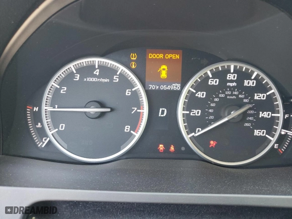 2018 Acura RDX with VIN 5J8TB3H33JL004651, listed as a Copart auction lot 48777775 with 54,960 mi miles and Non Repairable. Bid and sale history available at carsss.com. Image 9.