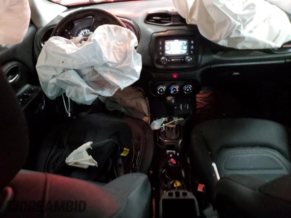 2017 Jeep Renegade Altitude with VIN ZACCJABB0HPG47597, listed as a Copart auction lot 58060505 with 239,534 mi miles and Salvage title. Bid and sale history available at DreamBid. Image 8.