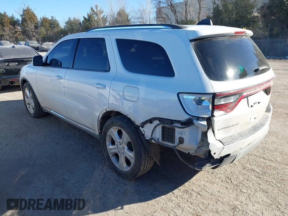 2014 Dodge Durango Limited with VIN 1C4RDHDG9EC300790, listed as a IAAI auction lot 41681580 with 132,145 mi miles. Bid and sale history available at carsss.com. Image 3.