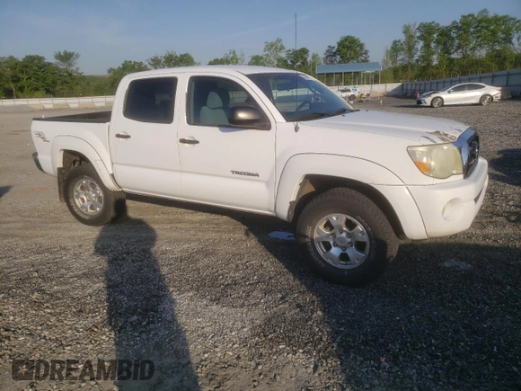 2008 Toyota Tacoma PreRunner with VIN 3TMJU62N98M068925, listed as a Copart auction lot 53834005 with 168,324 mi miles and Salvage title. Bid and sale history available at DreamBid. Image 4.