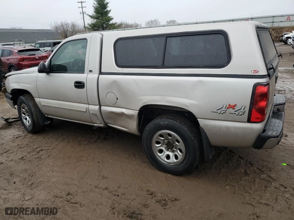 2005 Chevrolet Silverado 1500 Z71 with VIN 1GCEK14T65Z243521, listed as a Copart auction lot 84994214 with 119,503 mi miles and Clean Title. Bid and sale history available at carsss.com. Image 2.