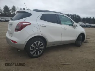 2019 Buick Encore Essence with VIN KL4CJCSM7KB860734, listed as a Copart auction lot 47635295 with 23,935 mi miles and Salvage Title. Bid and sale history available at carsss.com. Image 3.