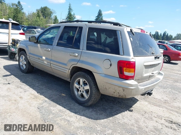 2004 Jeep Grand Cherokee Limited с VIN 1J8GW58J14C107174, выставлен на аукционе IAAI как лот 42649654 с пробегом 145 743 миль миль и . История ставок и продаж доступна на DreamBid. Изображение 3.
