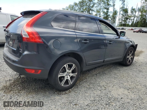 2013 Volvo XC60 T6 with VIN YV4902DZ5D2455011, listed as a Copart auction lot 61274115 with 159,162 mi miles and Salvage title. Bid and sale history available at DreamBid. Image 3.
