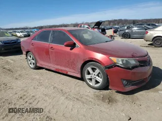 2012 Toyota Camry L with VIN 4T1BF1FK7CU602330, listed as a Copart auction lot 47008465 with 110,377 mi miles and Salvage Title. Bid and sale history available at carsss.com. Image 4.