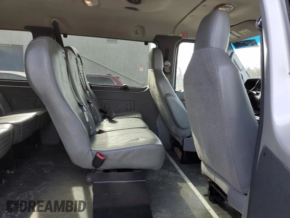 2014 Ford Econoline Cargo Commercial with VIN 1FTNE2EL3EDA87107, listed as a Copart auction lot 45336725 with 205,547 mi miles and Salvage title. Bid and sale history available at DreamBid. Image 11.