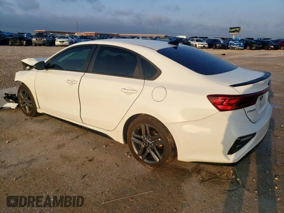 2020 Kia Forte GT-Line with VIN 3KPF34AD3LE238138, listed as a Copart auction lot 54013735 with 100,396 mi miles and Salvage Title. Bid and sale history available at DreamBid. Image 2.