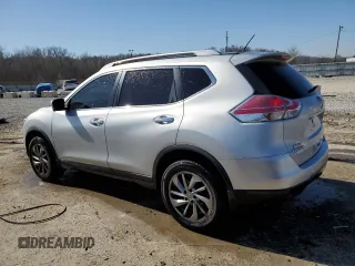 2015 Nissan Rogue SV with VIN 5N1AT2MV8FC827342, listed as a Copart auction lot 48215345 with 161,412 mi miles and Salvage Title. Bid and sale history available at carsss.com. Image 2.