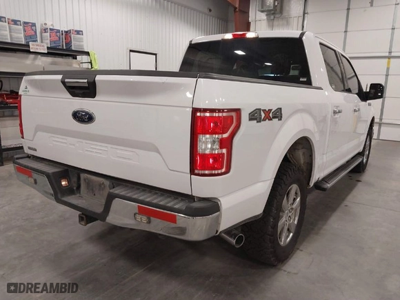 2019 Ford F-150 XL with VIN 1FTEW1E53KKE41188, listed as a IAAI auction lot 41777412 with 97,447 mi miles. Bid and sale history available at carsss.com. Image 4.