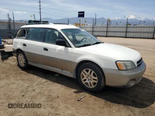 2001 Subaru Legacy Outback with VIN 4S3BH665817644524, listed as a Copart auction lot 52397335 with 187,684 mi miles and Salvage title. Bid and sale history available at DreamBid. Image 4.