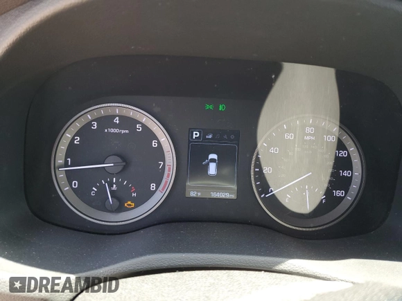2017 Hyundai Tucson Sport z VIN KM8J33A25HU356909, wystawiony jako Copart lot #52573445 z przebiegiem 164 029 mil mil oraz Szkoda całkowita • Salvage title. Historia ofert i sprzedaży dostępna na DreamBid. Obrazek 9.