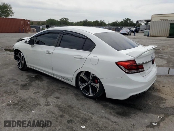 2015 Honda Civic Sedan Si with VIN 2HGFB6E5XFH703977, listed as a Copart auction lot 47196415 with 107,534 mi miles and Salvage Title. Bid and sale history available at carsss.com. Image 2.