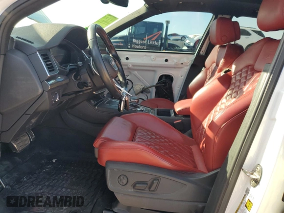 2018 Audi SQ5 Premium Plus with VIN WA1A4AFYXJ2188005, listed as a Copart auction lot 83885194 with 90,898 mi miles and Salvage Title. Bid and sale history available at DreamBid. Image 7.
