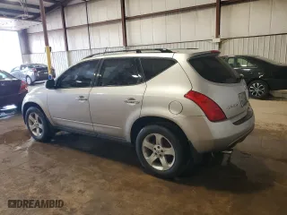 2004 Nissan Murano SE with VIN JN8AZ08W04W328819, listed as a Copart auction lot 52558075 with 171,641 mi miles and Salvage Title. Bid and sale history available at carsss.com. Image 2.