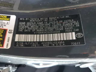 2025 Toyota Camry LE z VIN 4T1DAACK2SU540006, wystawiony jako Copart lot #53387515 z przebiegiem 7 822 mil mil oraz Szkoda całkowita • Salvage title. Historia ofert i sprzedaży dostępna na DreamBid. Obrazek 12.