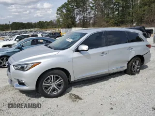 2020 Infiniti QX60 LUXE with VIN 5N1DL0MM6LC528582, listed as a Copart auction lot 49044545 with 108,185 mi miles and Salvage Title. Bid and sale history available at carsss.com. Image 1.