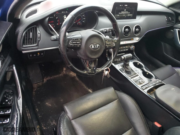 2018 Kia Stinger Premium with VIN KNAE25LA1J6013451, listed as a Copart auction lot 51860335 with 126,376 mi miles and Salvage Title. Bid and sale history available at carsss.com. Image 8.