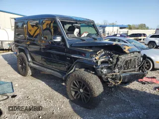 2009 Mercedes-Benz G with VIN WDCYR37E59X179789, listed as a Copart auction lot 48282934 with 154,393 mi miles and Salvage Title. Bid and sale history available at DreamBid. Image 4.