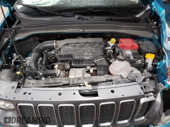 2022 Jeep Renegade Limited z VIN ZACNJDD1XNPN63391, wystawiony jako Copart lot #59011135 z przebiegiem 21 024 mil mil oraz Szkoda całkowita • Salvage title. Historia ofert i sprzedaży dostępna na DreamBid. Obrazek 12.