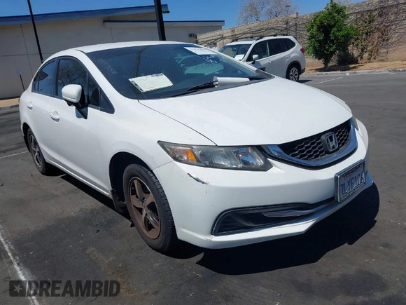 2015 Honda Civic Sedan SE with VIN 19XFB2F70FE258068, listed as a IAAI auction lot 41976430 with 129,246 mi miles. Bid and sale history available at carsss.com. Image 1.