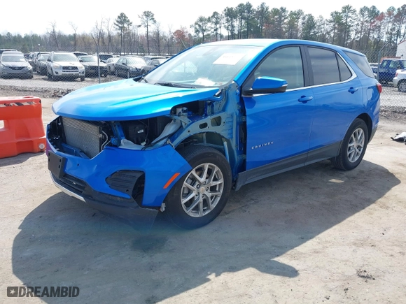 2024 Chevrolet Equinox LT with VIN 3GNAXKEGXRS151104, listed as a IAAI auction lot 41818359 with 28,672 mi miles. Bid and sale history available at carsss.com. Image 18.