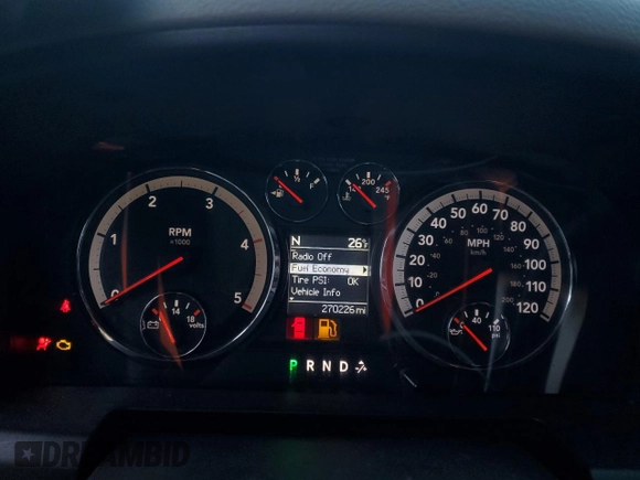2011 Ram 2500 Big Horn z VIN 3D7UT2CL2BG573951, wystawiony jako Copart lot #41601825 z przebiegiem 270 226 mil mil oraz Szkoda całkowita • Salvage title. Historia ofert i sprzedaży dostępna na DreamBid. Obrazek 9.