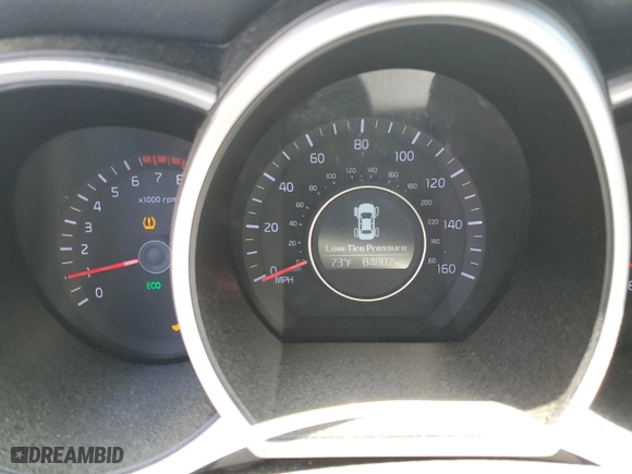 2015 Kia Optima LX with VIN 5XXGM4A77FG507006, listed as a Copart auction lot 48728275 with 84,807 mi miles and Salvage Title. Bid and sale history available at carsss.com. Image 9.