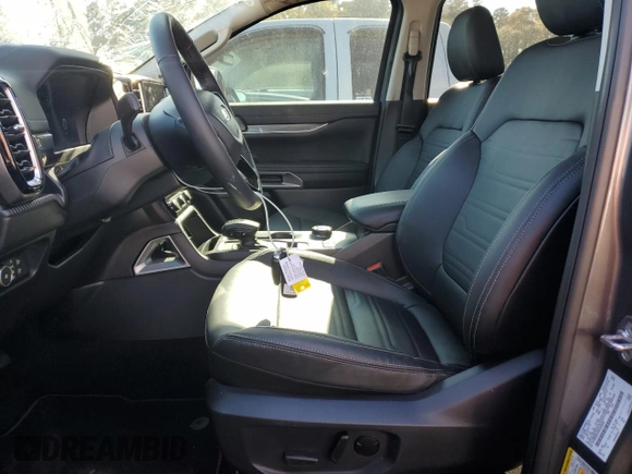 2024 Ford Ranger LARIAT with VIN 1FTER4KH5RLE29085, listed as a Copart auction lot 74453464 with 961 mi miles and Salvage Title. Bid and sale history available at carsss.com. Image 7.