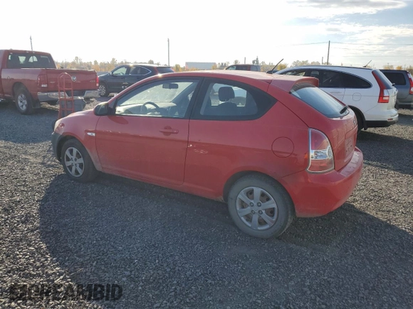 2008 Hyundai Accent Man L with VIN KMHCN35C68U092394, listed as a Copart auction lot 76981624 with 157,154 mi miles and Clean Title. Bid and sale history available at carsss.com. Image 2.