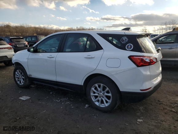 2020 Chevrolet Equinox LS with VIN 3GNAXSEV1LS682293, listed as a Copart auction lot 42425525 with 150,637 mi miles and Salvage Title. Bid and sale history available at carsss.com. Image 2.