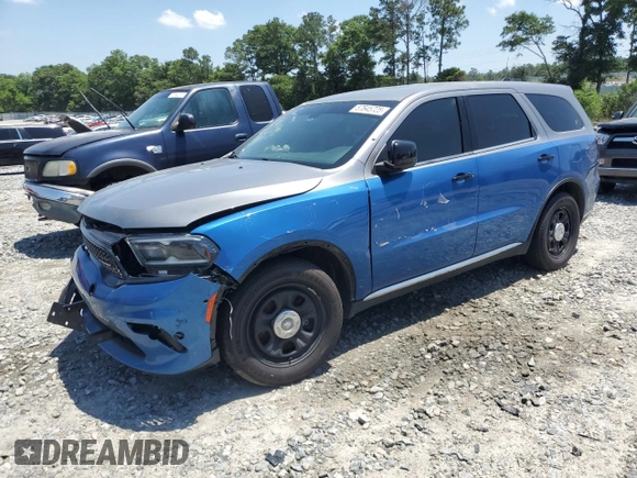 2022 Dodge Durango Pursuit with VIN 1C4SDJFT4NC202107, listed as a Copart auction lot 57845725 with Not provided miles and Salvage title. Bid and sale history available at DreamBid. Image 1.