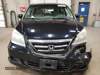 2007 Honda Odyssey EX-L with VIN 5FNRL38717B123111, listed as a Copart auction lot 52906645 with 235,188 mi miles and Salvage Title. Bid and sale history available at carsss.com. Image 5.