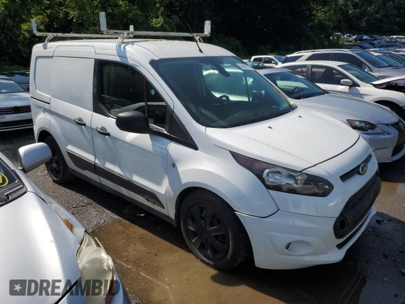 2015 Ford Transit Connect XLT with VIN NM0LS6F71F1188073, listed as a Copart auction lot 60956325 with 153,723 mi miles and Salvage title. Bid and sale history available at DreamBid. Image 4.