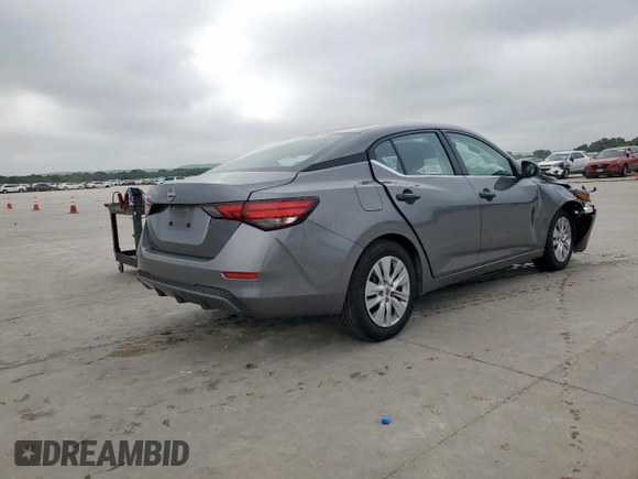 2024 Nissan Sentra S with VIN 3N1AB8BV5RY278923, listed as a Copart auction lot 58967085 with 74,105 mi miles and Salvage title. Bid and sale history available at DreamBid. Image 3.