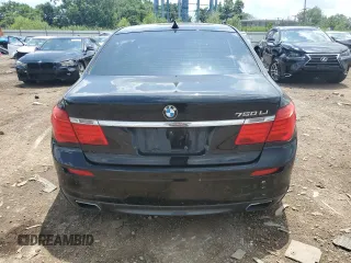 2012 BMW 7 Series 750Li xDrive with VIN WBAKC8C59CC434813, listed as a Copart auction lot 65277705 with Not provided miles and Clean title. Bid and sale history available at DreamBid. Image 6.