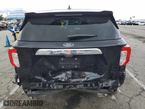 2021 Ford Explorer with VIN 1FMSK7BH3MGA84015, listed as a Copart auction lot 48059195 with 65,014 mi miles and Salvage Title. Bid and sale history available at carsss.com. Image 6.