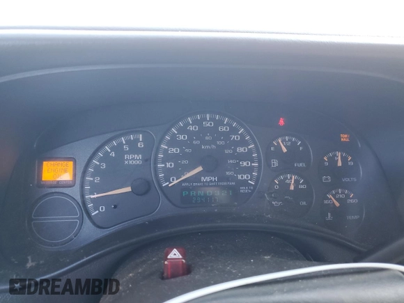 2002 Chevrolet Avalanche with VIN 3GNEC13T92G226777, listed as a Copart auction lot 74441144 with 294,117 mi miles and Salvage Title. Bid and sale history available at DreamBid. Image 9.